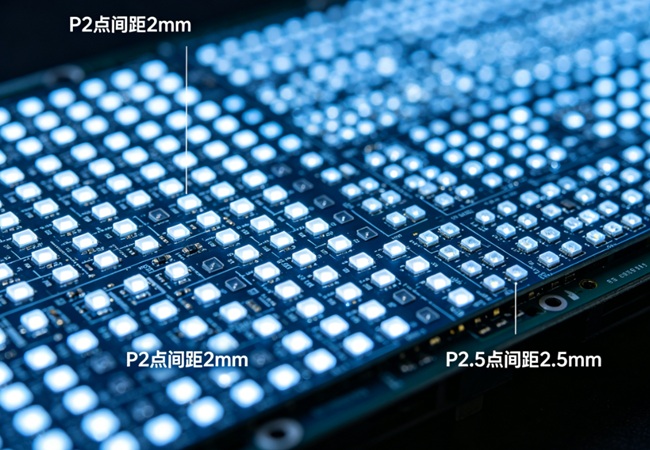 P2 和 P2.5 LED 屏燈珠細節(jié)特寫對比.jpg